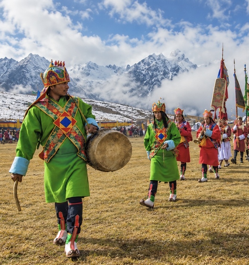 KULTURA Bhutan. Królewski Festiwal Laya w sercu Himalajów INTENSYWNE ZWIEDZANIE | Komfort: Standard | Trudność: Średni
